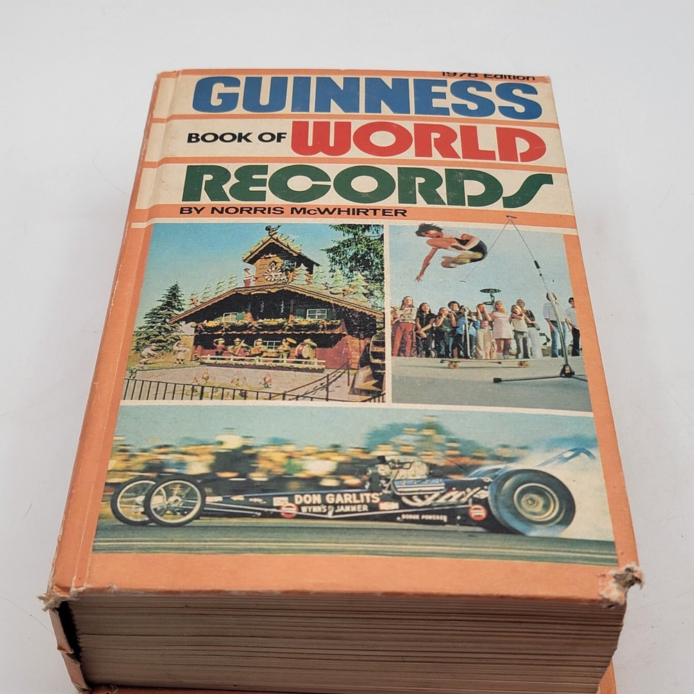 Norris McWhirter Guinness Book of World Records Hardcover 1978 Edition Fair